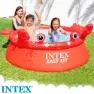 Intex Easy Set Crab Ø183x51cm Rund Oppblåsbar Basseng unisex, Red, 183 x 51cm