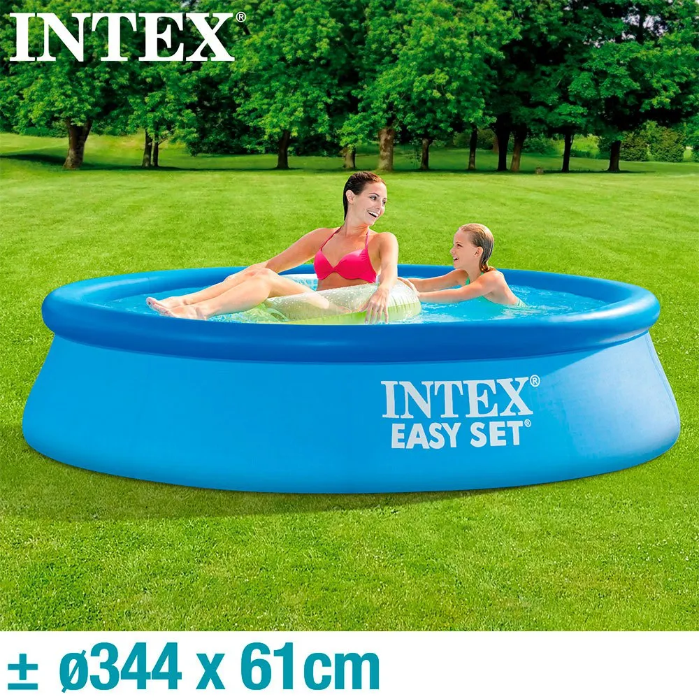 Intex Easy Set Oppblåsbar Basseng 244x61 Cm unisex, Blue, 244 x 61cm