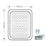 Intex Ekstra Myk Queen Size Luftseng, Beige, One Size