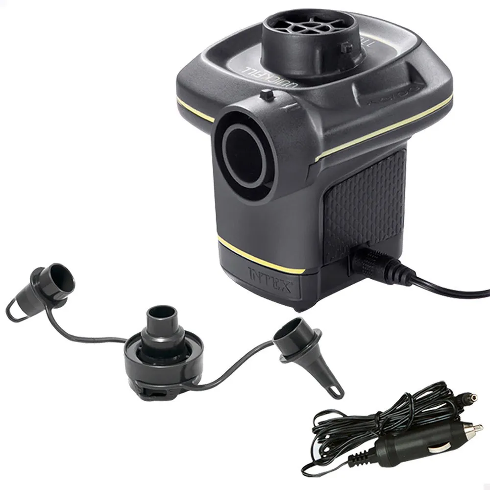 Intex Elektrisk Luftpumpe Med Adaptere unisex, Black, One Size