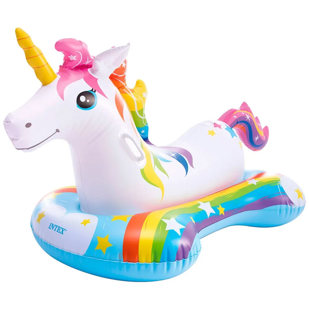 Intex Enhjørning Flyte 163x86 Cm unisex, Multicolour, 163 x 86cm