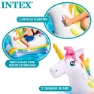 Intex Enhjørning Flyte 163x86 Cm unisex, Multicolour, 163 x 86cm