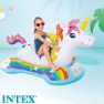Intex Enhjørning Flyte 163x86 Cm unisex, Multicolour, 163 x 86cm