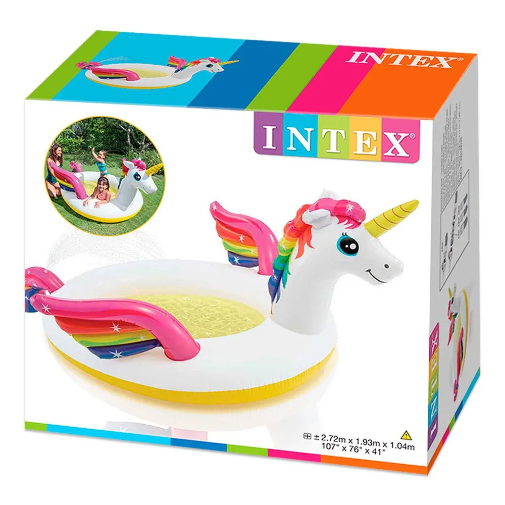 Intex Enhjørning Med Sprøyte unisex, Multicolor, One Size