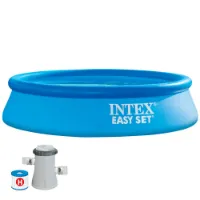 Intex Enkel Sett Med Filterpatronpumpe Basseng 244x61 Cm unisex Intex Enkel Sett Med Filterpatronpumpe Basseng 244x61 Cm unisex