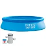 Intex Enkel Sett Med Filterpatronpumpe Basseng 244x61 Cm unisex, Blue, 244 x 61cm