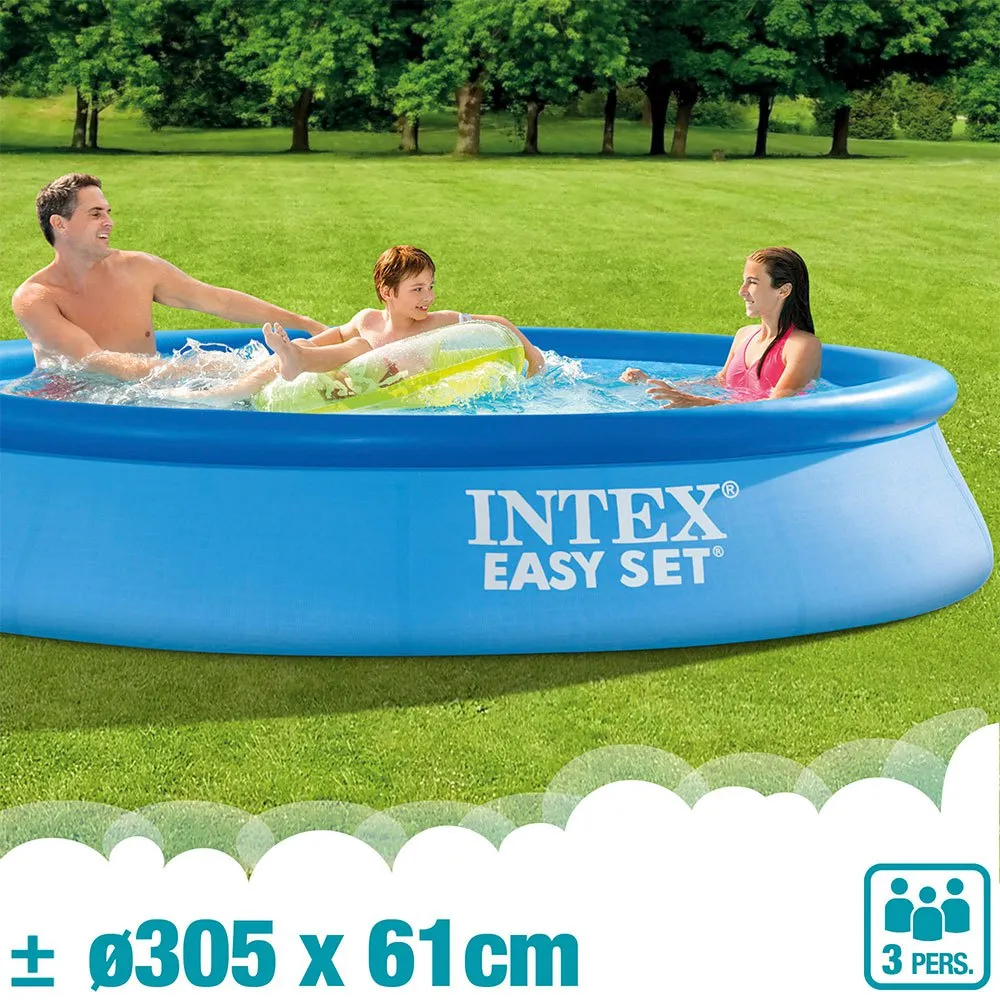 Intex Enkel Sett Med Filterpatronpumpe Basseng 305x61 Cm unisex, Blue, 305 x 61cm