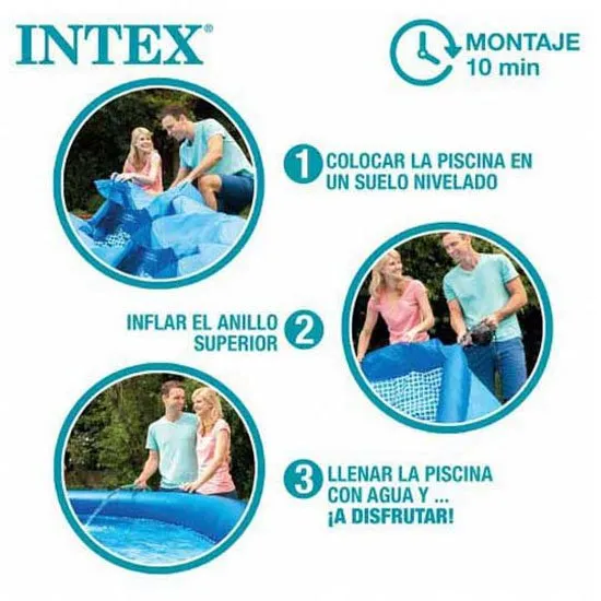 Intex Enkel Sett Med Filterpatronpumpe Basseng 305x61 Cm unisex, Blue, 305 x 61cm