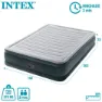 Intex Fiber-tech Comfort Plush Luftmadrass, Grey, 152 x 203 x 33cm