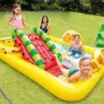 Intex Frukt Lekesenter Med Sklie Og Sprinklerbasseng unisex, Multi, 191 x 244 x 91cm