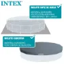 Intex Greywood Prism Premium Ø 549x122 Cm Stål Rundt Overjordisk Basseng, Grey / blue, 24311L