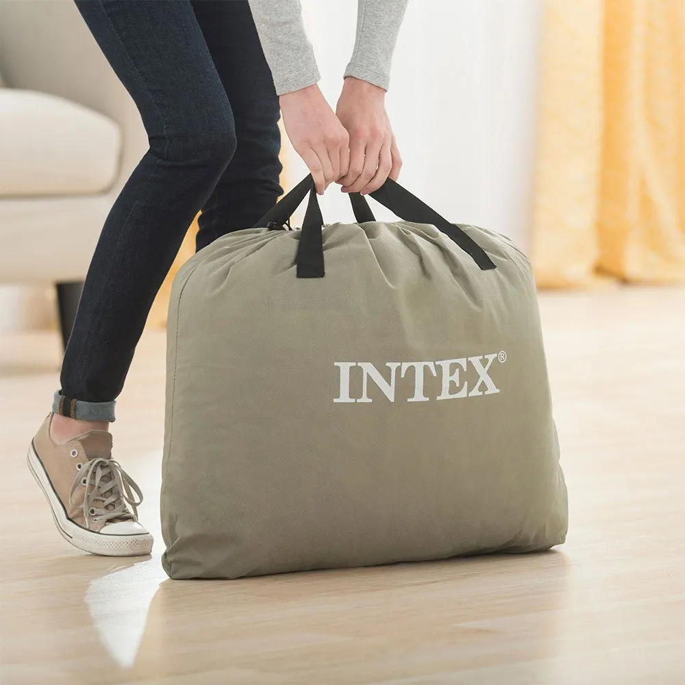 Intex Individuell Oppblåsbar Madrass Størrelse M Plus Middels Høy Komfort, Multicolor, One Size