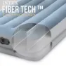 Intex Individuell Oppblåsbar Madrass Størrelse M Plus Middels Høy Komfort, Multicolor, One Size