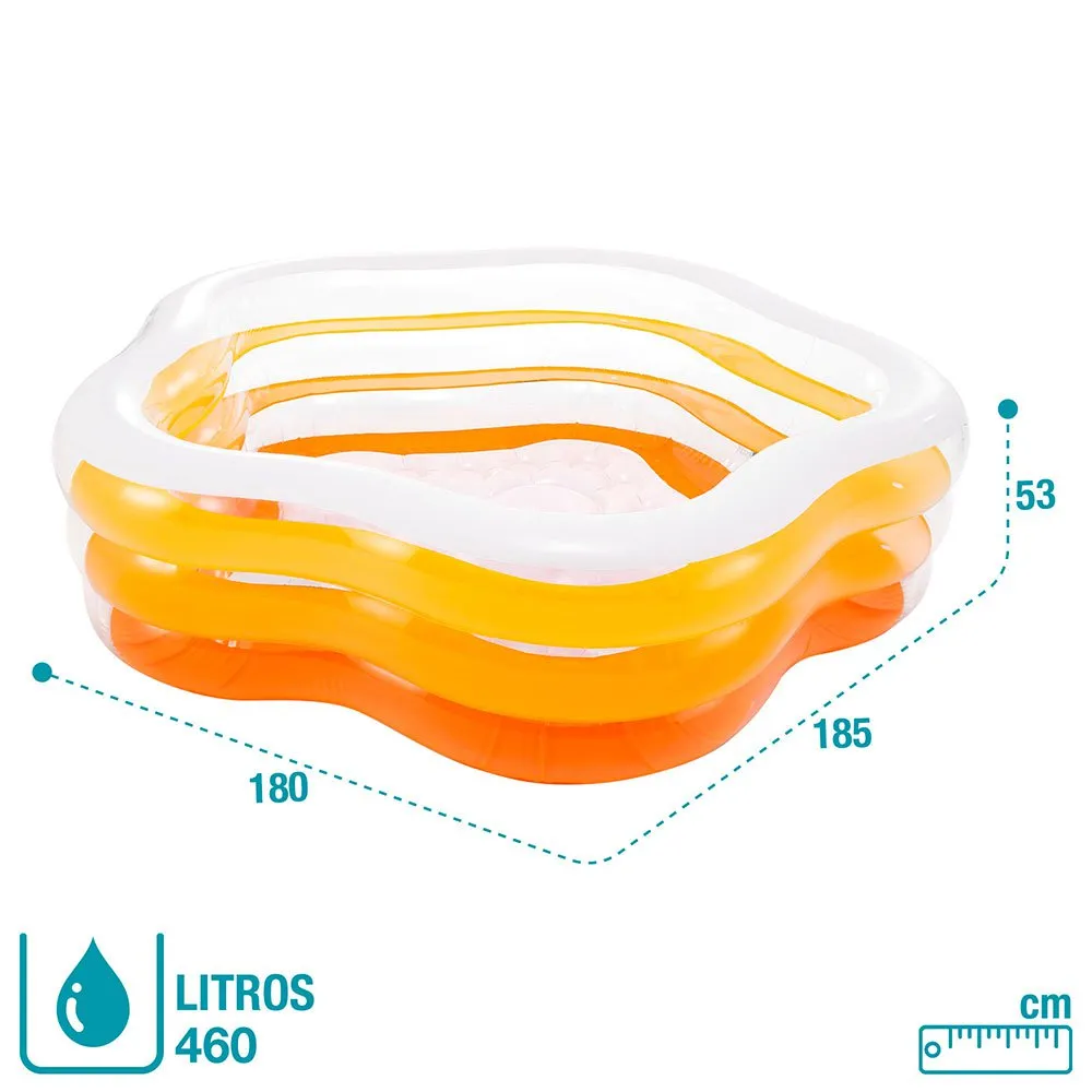 Intex Inflable Basseng unisex, Clear, 466L