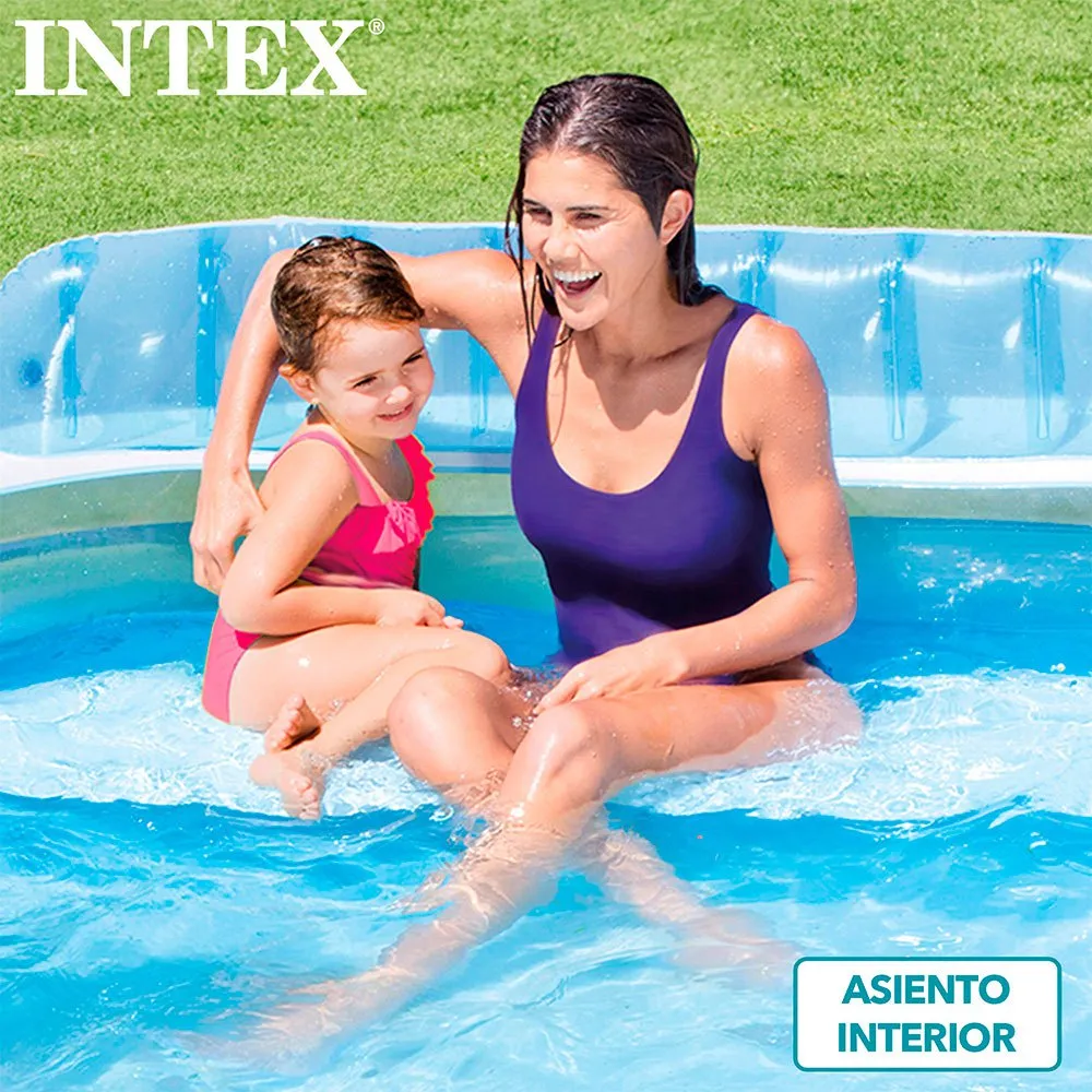 Intex Kjent Med Stolpebasseng unisex, Blue, 640L-Fra 3Y Intex Kjent Med Stolpebasseng unisex, Blue, 640L-Fra 3Y