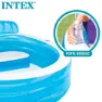 Intex Kjent Med Stolpebasseng unisex, Blue, 640L-Fra 3Y