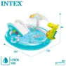Intex Krokodille Lekesenter Med Sklie Og Basseng unisex, Multicolor, 201 x 17 x 84cm