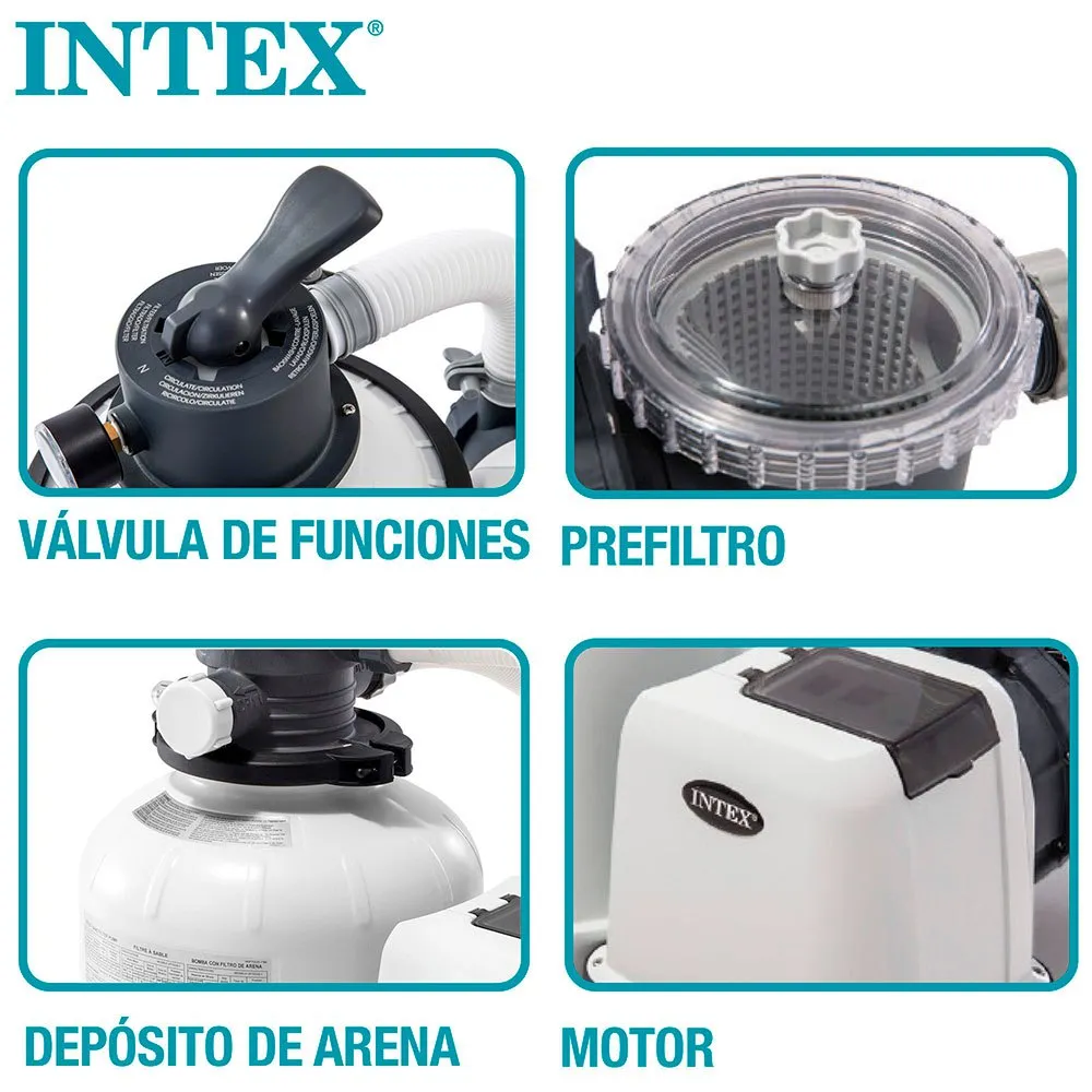 Intex Krystal Clear Sandfilterpumpe 10 500 L/t unisex, One size