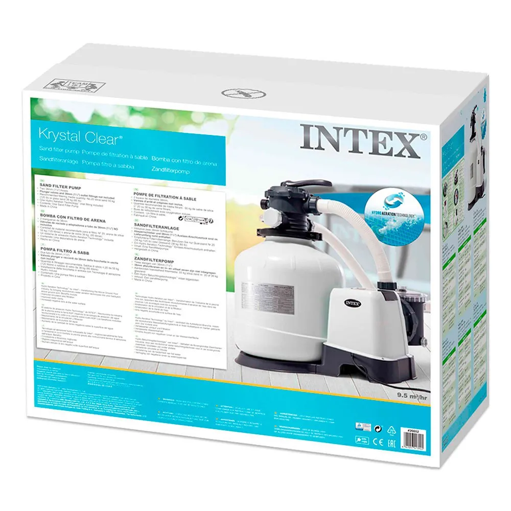 Intex Krystal Clear Sandfilterpumpe 12 000 L/t unisex, One size