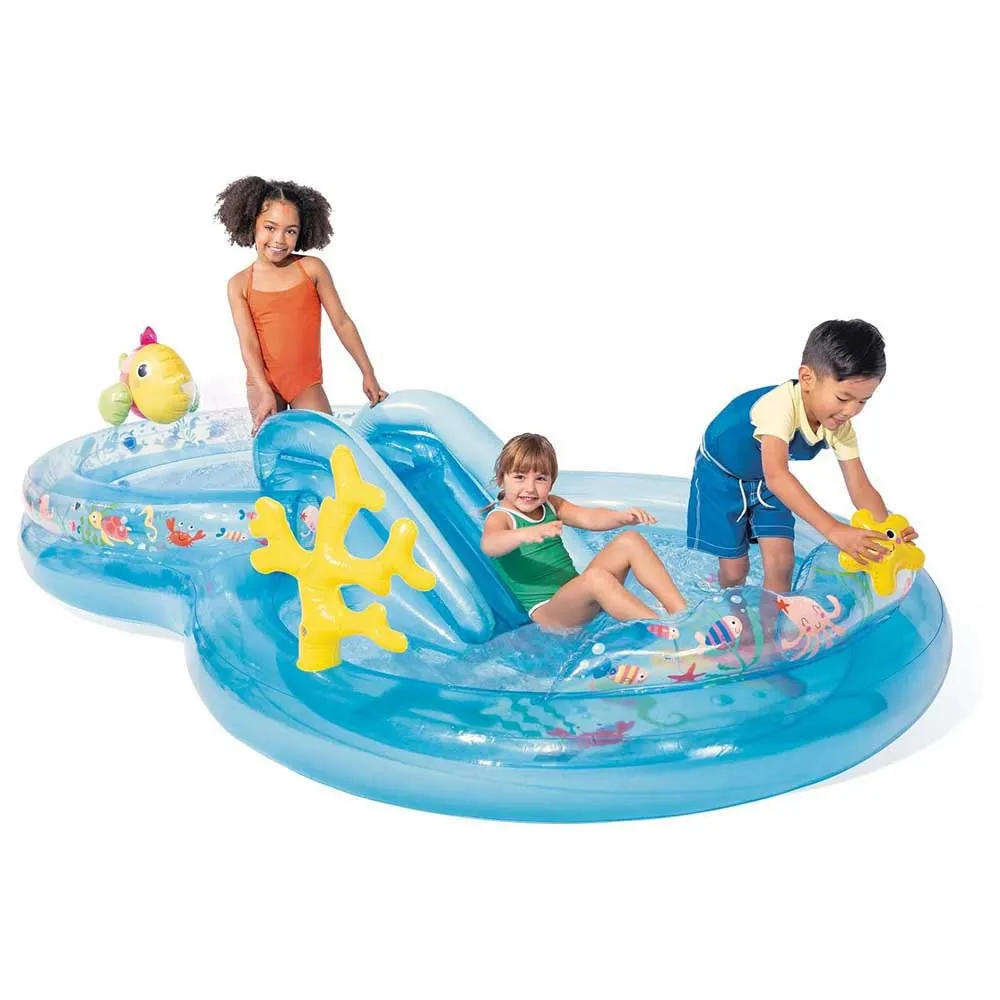 Intex Lavt Oppblåsbart Basseng 206l, Multicolor, One Size Intex Lavt Oppblåsbart Basseng 206l, Multicolor, One Size