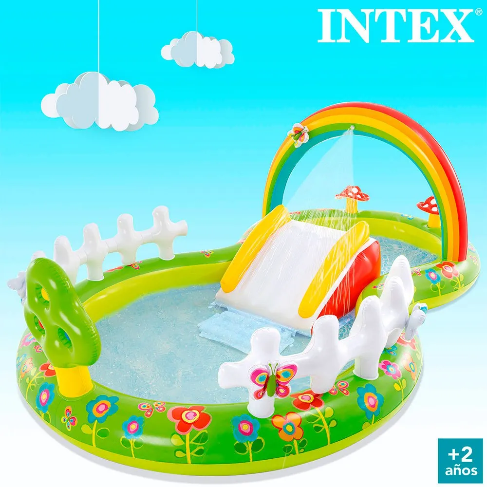Intex Leikesenter For Hagen Med Sklie Og Basseng unisex, Multicolour, 290 x 180 x 104cm