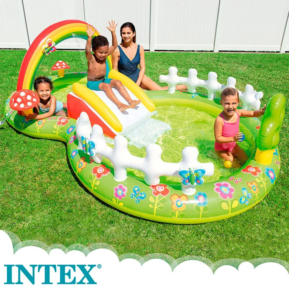Intex Leikesenter For Hagen Med Sklie Og Basseng unisex, Multicolour, 290 x 180 x 104cm