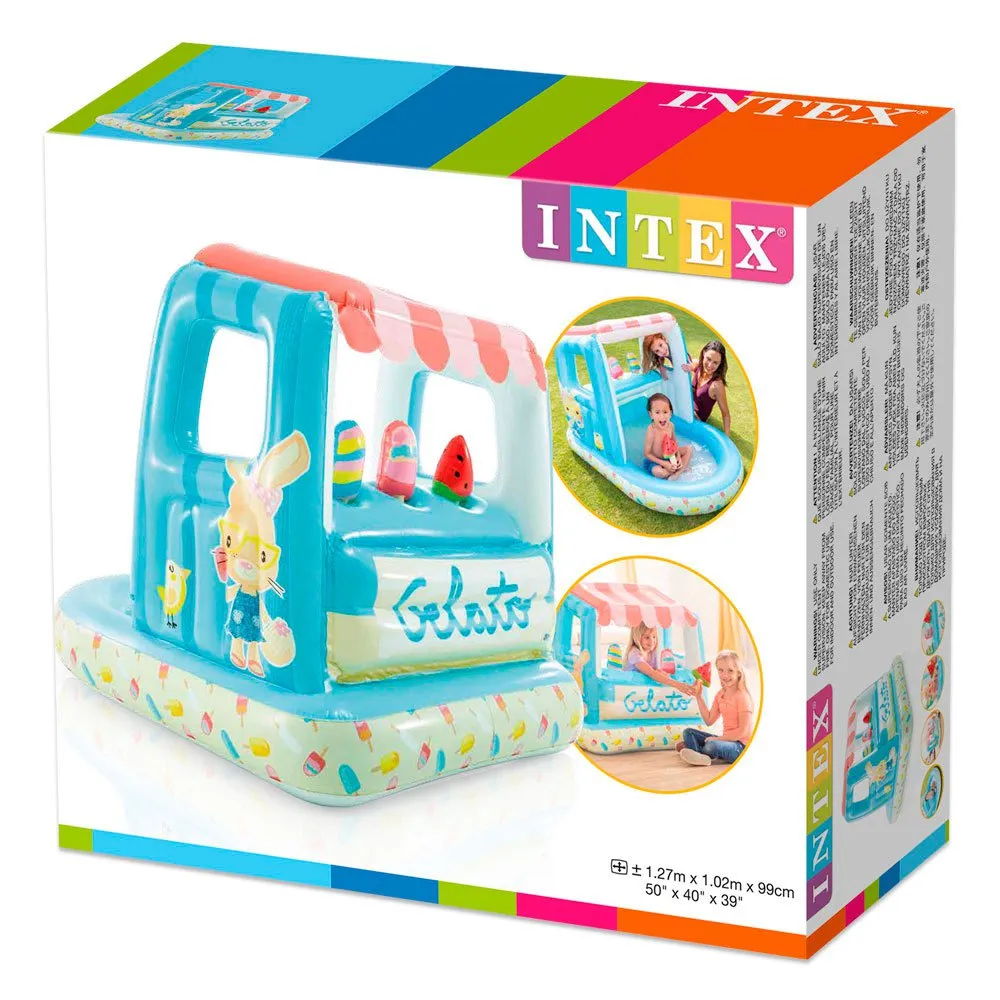 Intex Leikesenter Med Iskrembar Og 3 Iskrem-basseng unisex, Multi, 102 x 127 x 99cm Intex Leikesenter Med Iskrembar Og 3 Iskrem-basseng unisex, Multi, 102 x 127 x 99cm