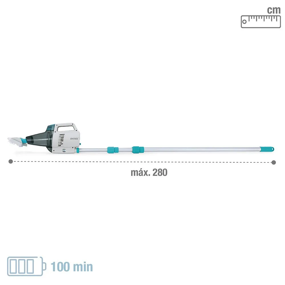 Intex Manuell Bassengstøvsuger Med Oppladbart Batteri, Multicolor, One Size