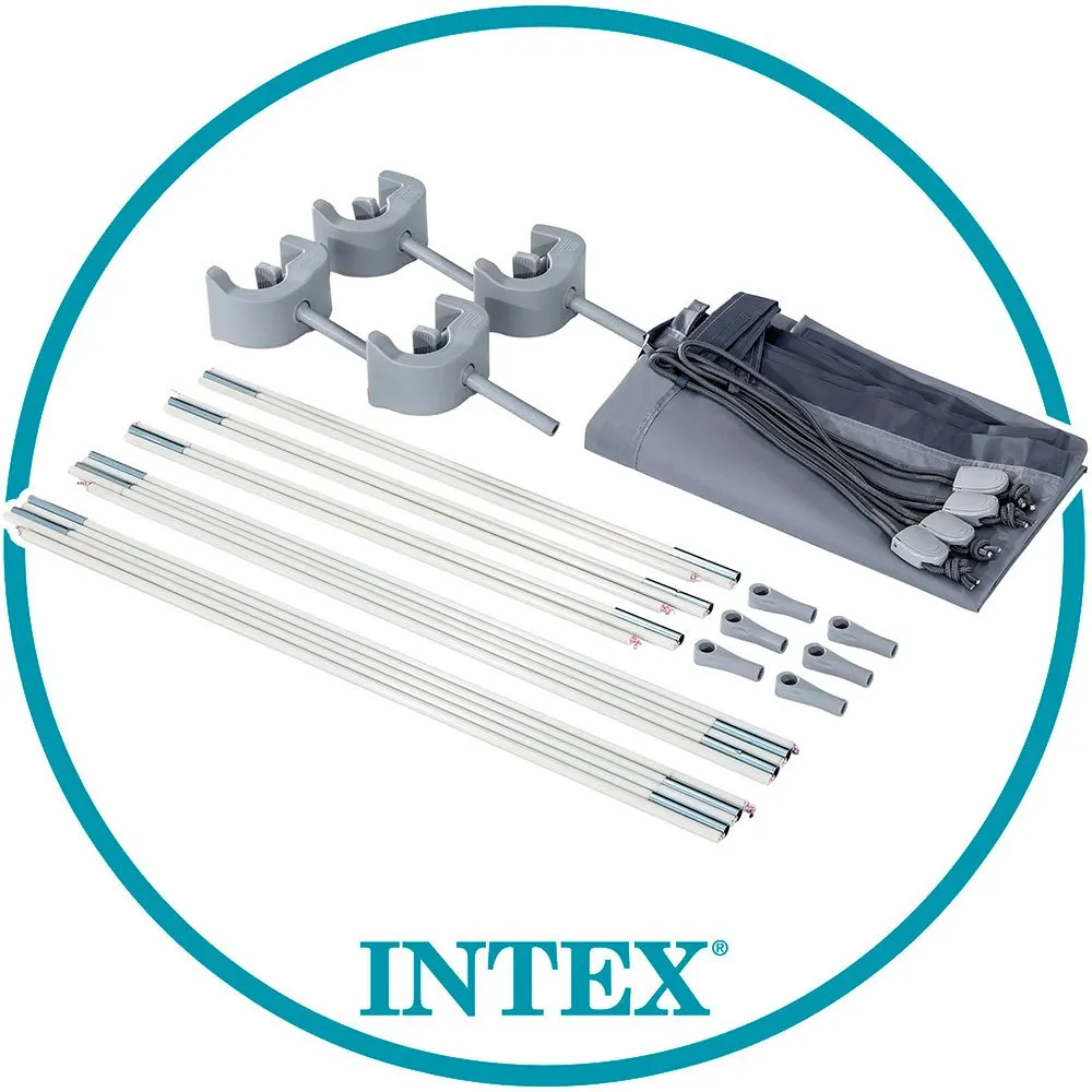 Intex Markise Med Uv50-beskyttelse For Metallrammebasseng unisex, White, One Size