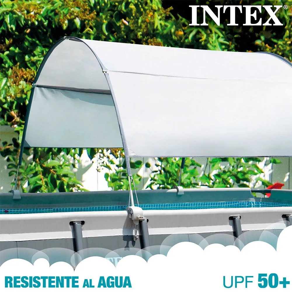 Intex Markise Med Uv50-beskyttelse For Metallrammebasseng unisex, White, One Size