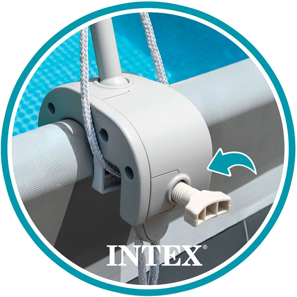 Intex Markise Med Uv50-beskyttelse For Metallrammebasseng unisex, White, One Size