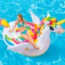 Intex Mega Enhjørning Flyte unisex, White, 163 x 251 x 145cm