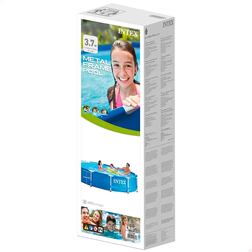 Intex Metal Frame Above Ground Basseng unisex, Blue, 6503L Intex Metal Frame Above Ground Basseng unisex, Blue, 6503L
