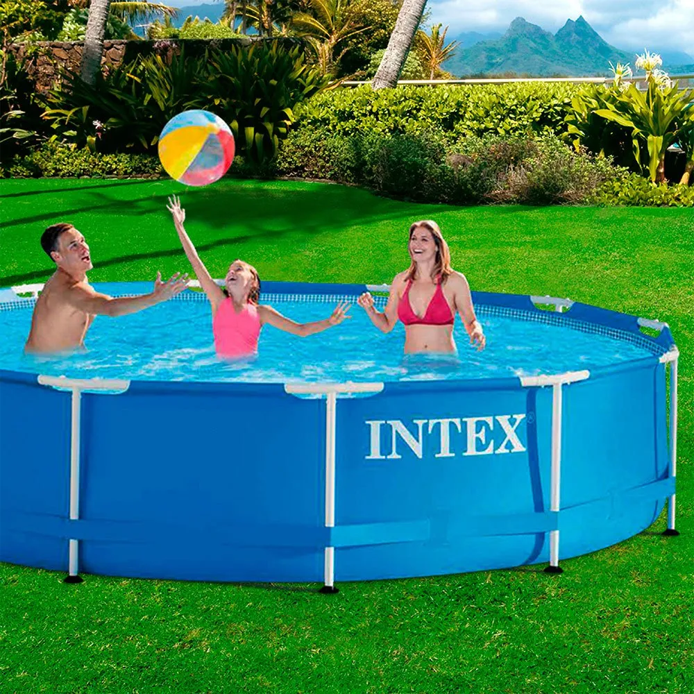 Intex Metal Frame Above Ground Basseng unisex, Blue, 6503L Intex Metal Frame Above Ground Basseng unisex, Blue, 6503L