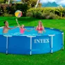 Intex Metal Frame Above Ground Basseng unisex, Blue, 6503L