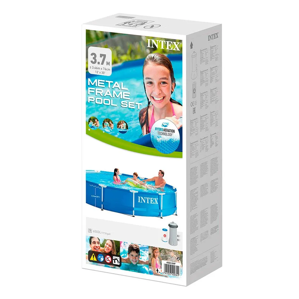 Intex Metal Frame Round+filter Basseng unisex Intex Metal Frame Round+filter Basseng unisex