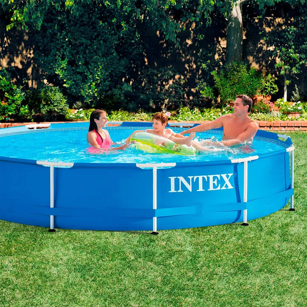 Intex Metal Frame Round+filter Basseng unisex Intex Metal Frame Round+filter Basseng unisex