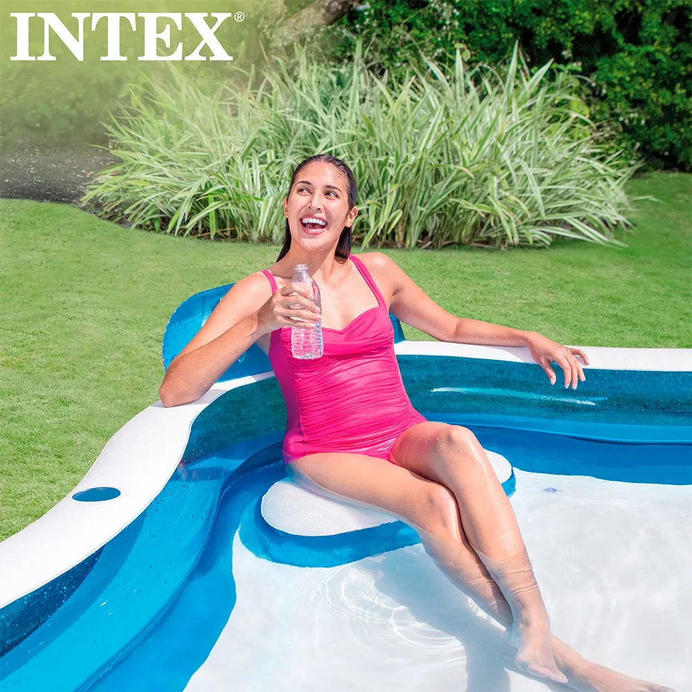 Intex Oppblåsbar Basseng Med Seter unisex, White, 990L