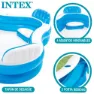 Intex Oppblåsbar Basseng Med Seter unisex, White, 990L