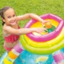 Intex Oppblåsbar Basseng Med Sklie Og Regnbuespill 206l 2.95x1.91x1.09 Cm, Multicolor, One Size