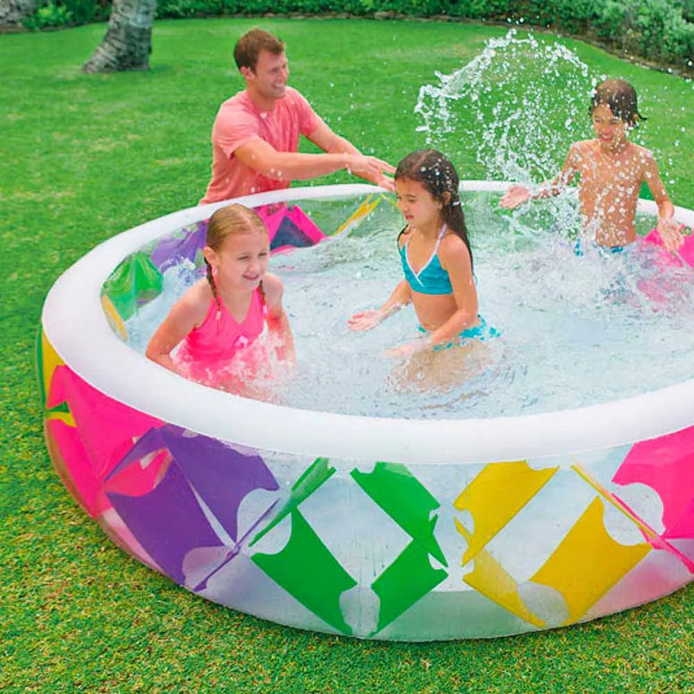 Intex Oppblåsbar Basseng unisex, Multicolor, 229 x 56cm