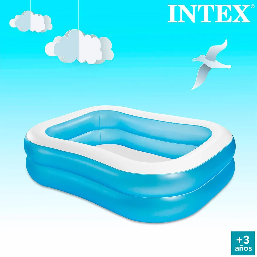 Intex Oppblåsbare Familiebasseng 540 L unisex, Blue, 203 x 152 x 48cm