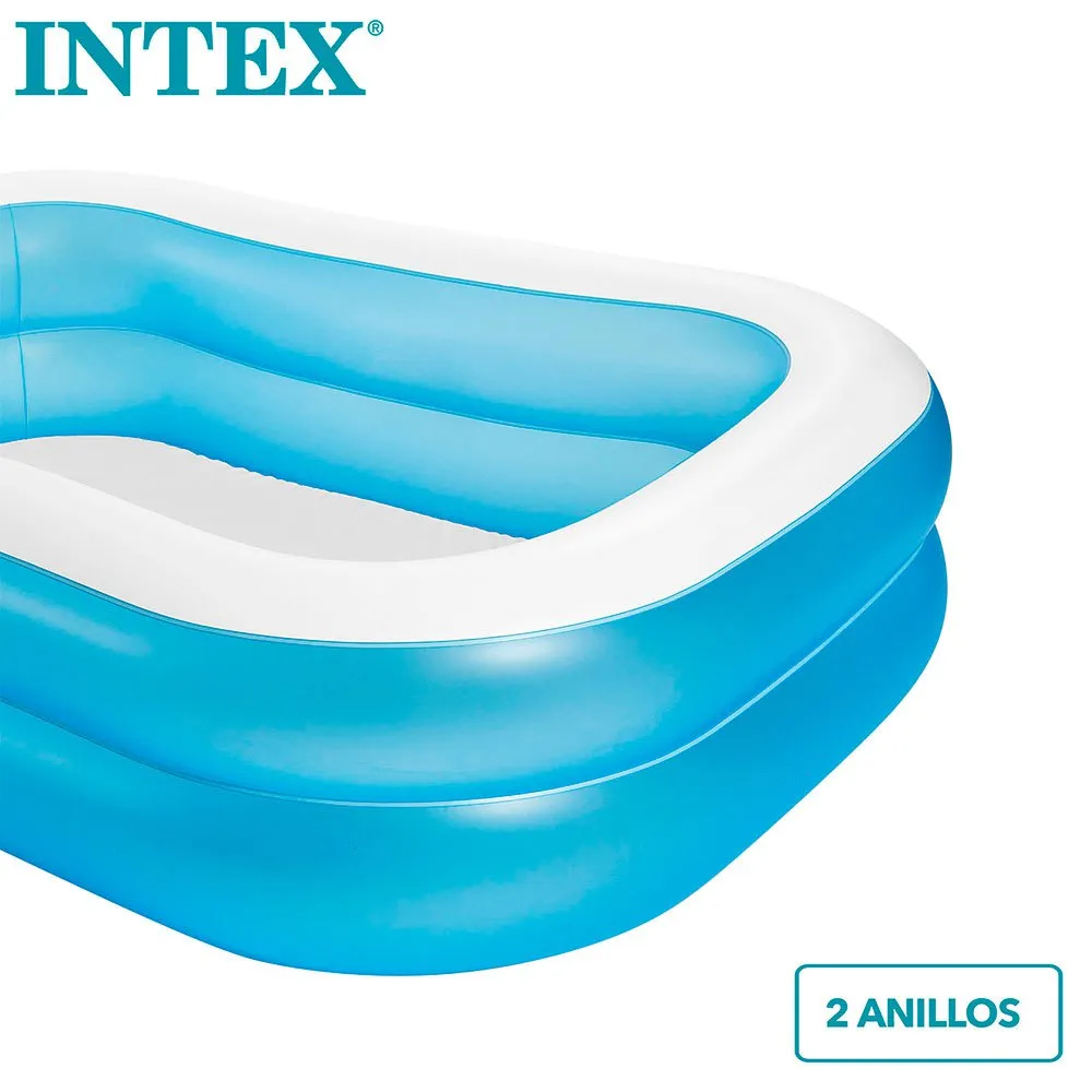 Intex Oppblåsbare Familiebasseng 540 L unisex, Blue, 203 x 152 x 48cm