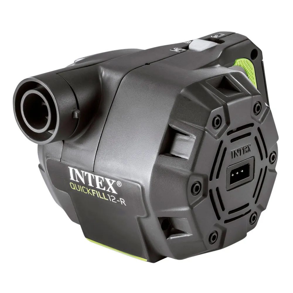 Intex Oppladbar Elektrisk Luftpumpe Med Adapter unisex, Black, One Size