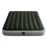 Intex Prestige Downy Dobbeltseng Med Pumpe Og Fiber-tech-madrass, Green / grey, 137 x 191 x 25cm