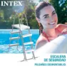 Intex Prism 400x200x122 Cm Stål Rektangulært Over Bakken Basseng Med Ramme, Grey / blue, 8418L