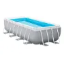 Intex Prism 488x244x107 Cm Stål Rektangulært Over Bakken Basseng Med Ramme unisex, Grey / blue, 10874L