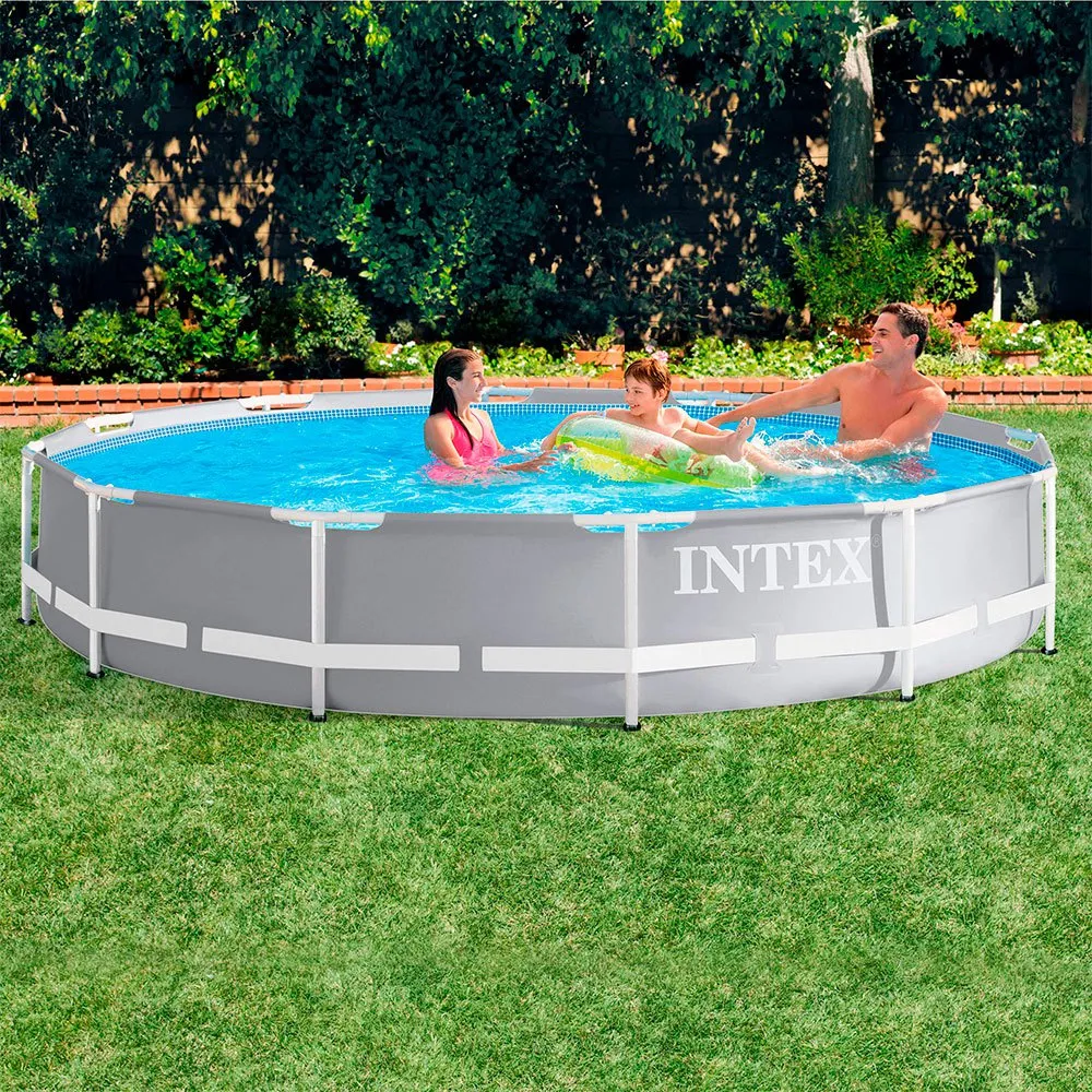 Intex Prisma Frame Range Round Above Ground With Filter Basseng