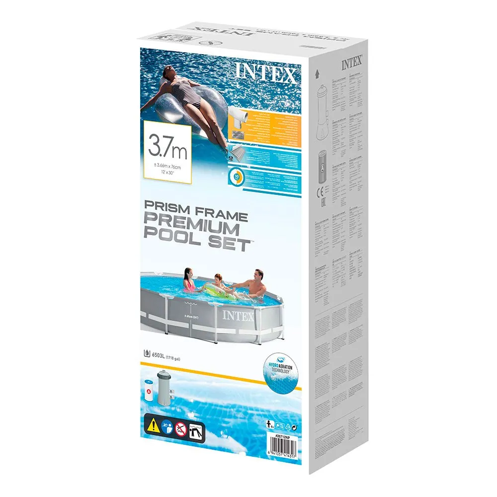 Intex Prisma Frame Range Round Above Ground With Filter Basseng