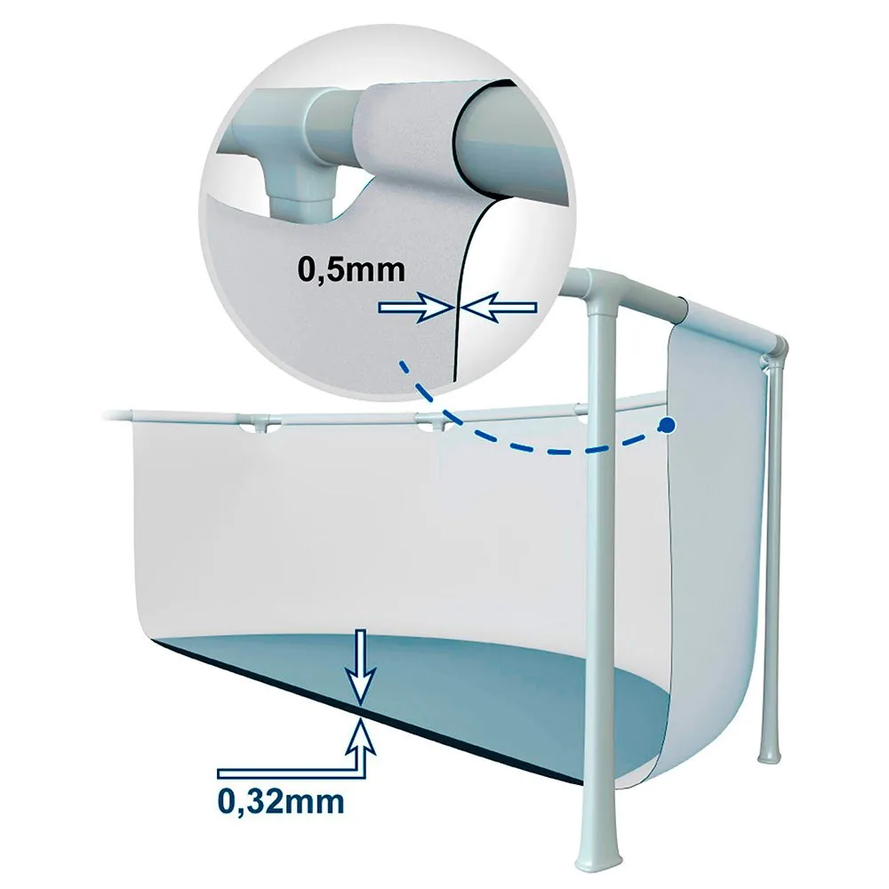 Intex Prisma Frame Range Round Above Ground With Filter Basseng